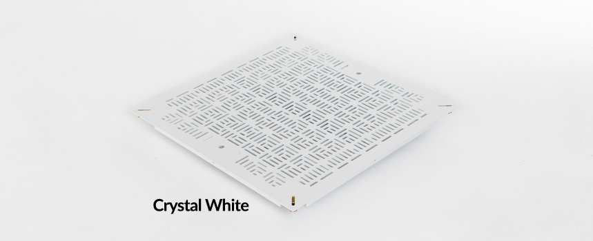 Chamfer Panel in Crystal White