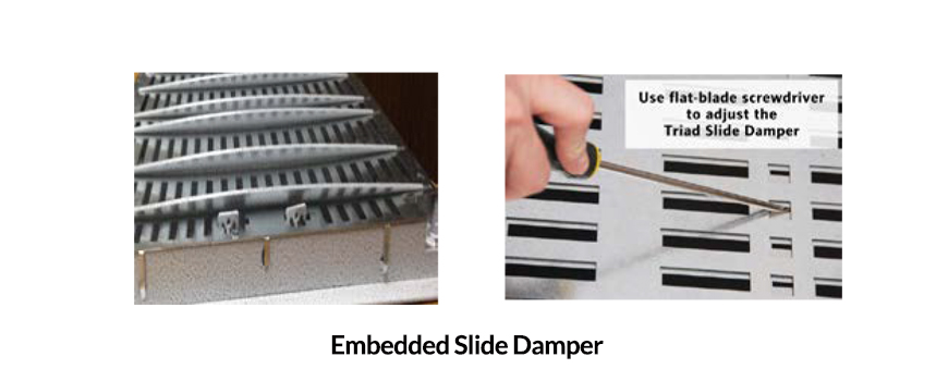 Embedded Slide Damper