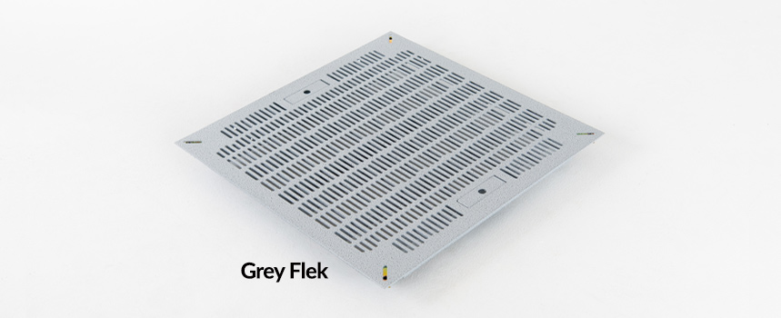 Slotted Panel in Grey Flek
